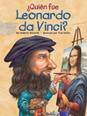 Cover image for ¿Quien fue Leonardo da Vinci?